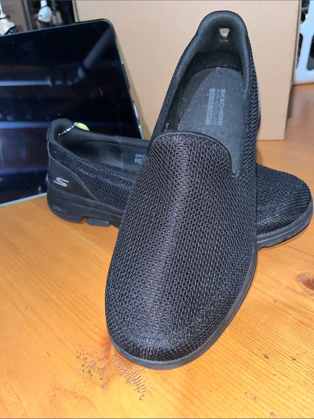 Skechers Women’s Ultra Go Walk 5 Slip-On Knit Casual Loafers